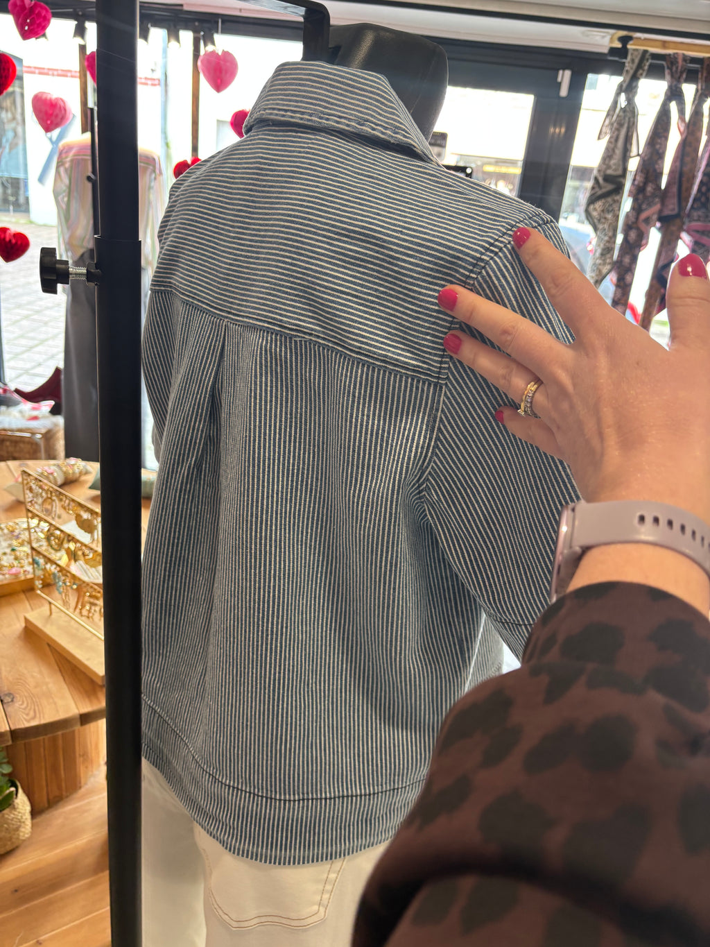 Veste Chemise rayée - Style Workwear chic