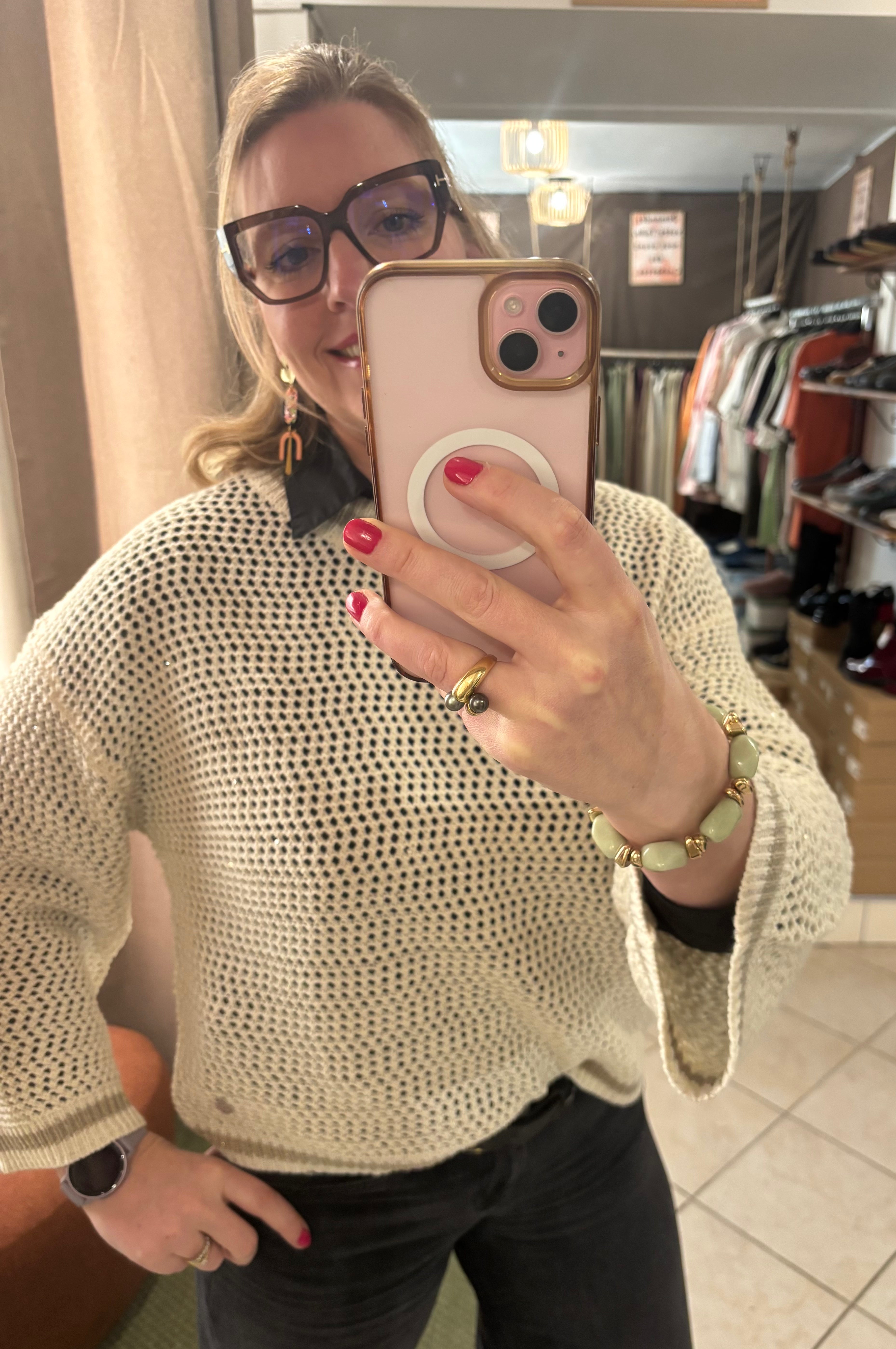 Pull en maille filet - BSB