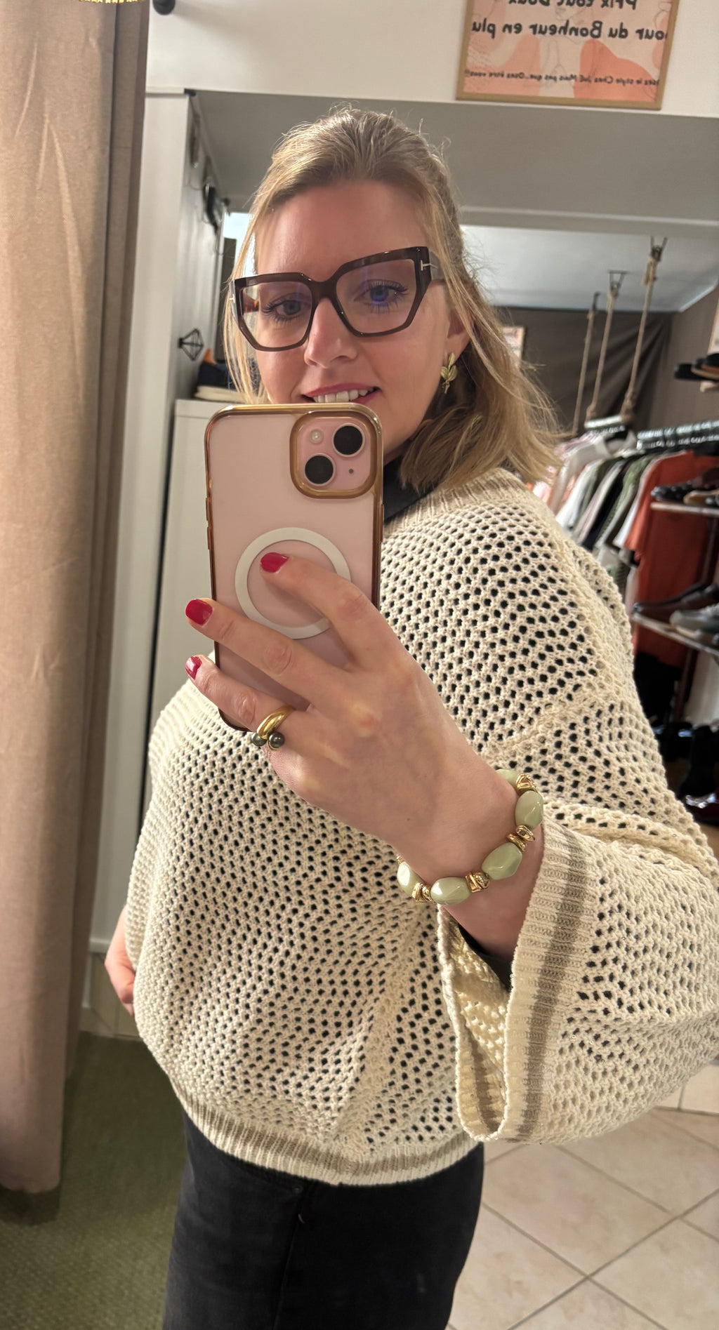 Pull en maille filet - BSB