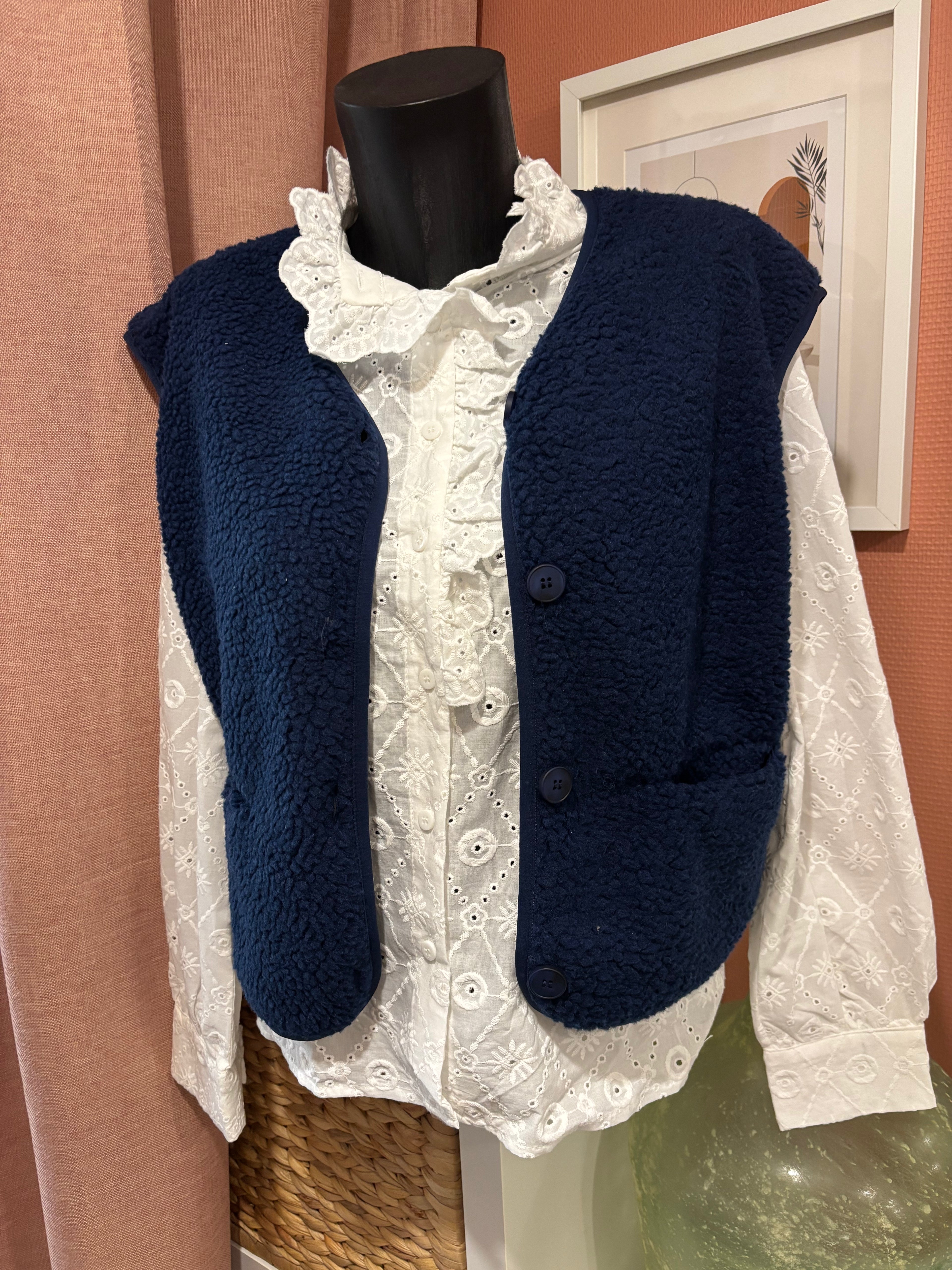 Chemisier Broderie Anglaise - Blanc Romantique